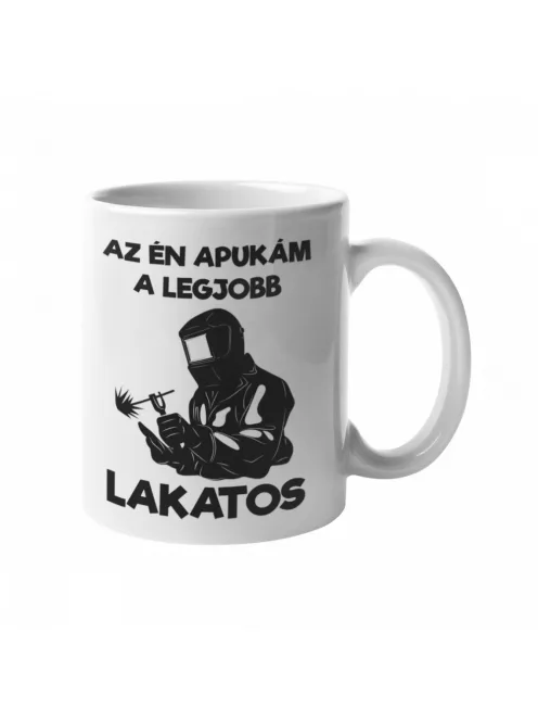 Az én apukám a legjobb lakatos bögre