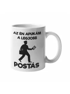 Az én apukám legjobb postás bögre