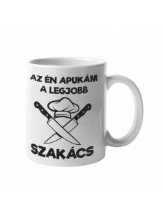 Az én apukám a legjobb szakács bögre