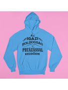 Az igazi boldogság a pecázással kezdődik pulóver