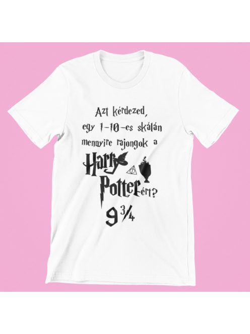 Azt kérdezed egy10-es skáln... Harry Potter férfi póló