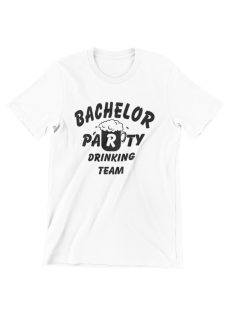 Bachelor party drinking team férfi póló legénybúcsúra