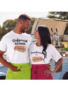 Befejezzük egymás szendvicseit páros póló