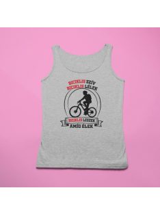   Biciklis szív biciklis lélek biciklis leszek amíg élek (v2) férfi atléta