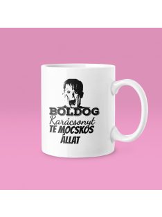 Boldog karácsonyt, te mocskos állat bögre