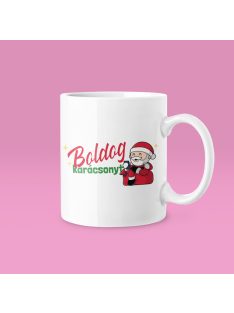 Boldog Karácsonyt Mikulás bögre