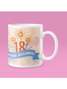Boldog Szülinapot (választható évvel) bögre