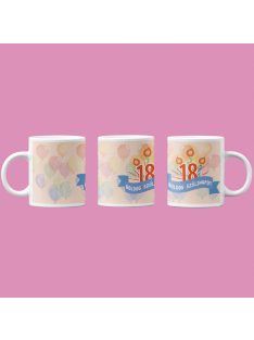 Boldog Szülinapot (választható évvel) bögre