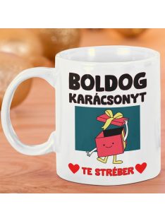 Boldog karácsonyt te stréber bögre