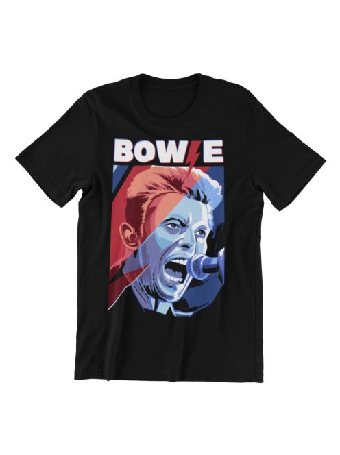 BOWIE férfi póló