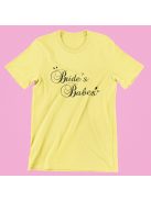 Bride's Babes női póló lánybúcsúra
