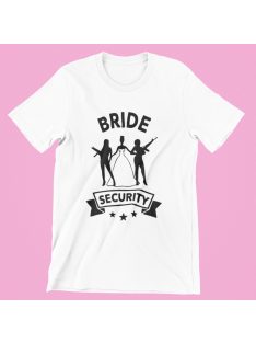 Bride security női póló lánybúcsúra