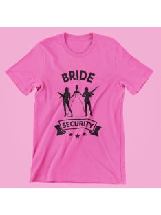 Bride security női póló lánybúcsúra