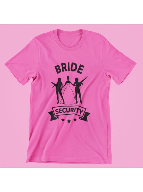 Bride security női póló lánybúcsúra
