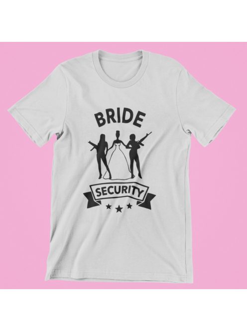 Bride security női póló lánybúcsúra
