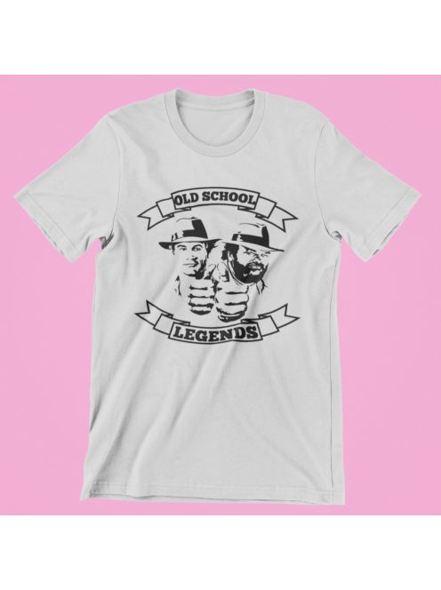 Bud Spencer és Terence Hill old school  férfi póló