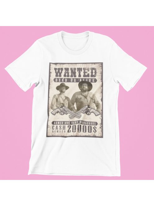 Bud Spencer és Terence Hill wanted férfi póló