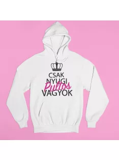 Csak nyugi, pultos vagyok rózsaszín pulóver