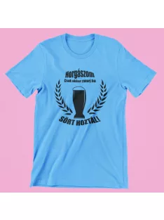   Horgászom csak akkor zavarj ha sört hoztál! (v2) férfi póló