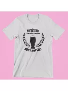 Horgászom csak akkor zavarj ha sört hoztál! (v2) férfi póló