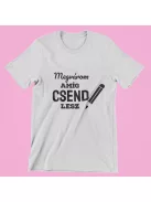  Megvárom amíg csend lesz női póló