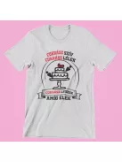 Cukrász szív cukrász lélek cukrász leszek amíg élek férfi póló