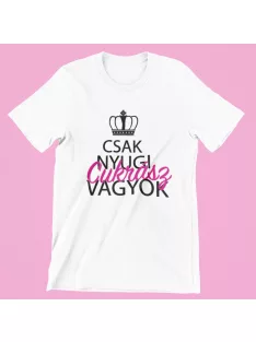 Csak nyugi, cukrász vagyok (v2) női póló