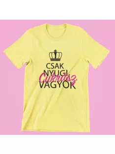 Csak nyugi, cukrász vagyok (v2) női póló