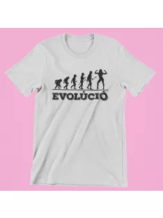Edzős evolúció női póló