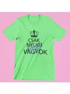 Csak nyugi, edző vagyok férfi póló