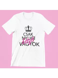  Csak nyugi, edző vagyok (v2) női póló