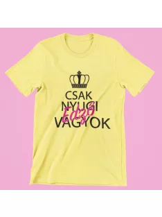  Csak nyugi, edző vagyok (v2) női póló