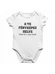 Egyedi fényképes baby body