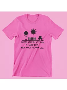   Egyszer kimentem az utcára a grafika nem volt olyan jó női póló