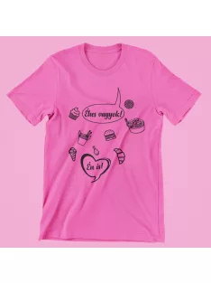 Éhes vagyok, én is női póló