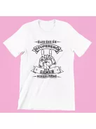 Éles ész és szupererő, ez a Gamer mindig menő női póló