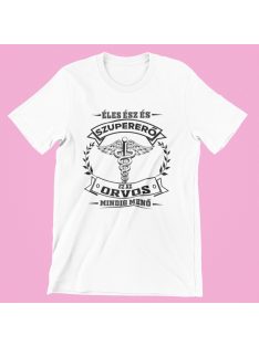   Éles ész és szupererő, ez az Orvos mindig menő női póló