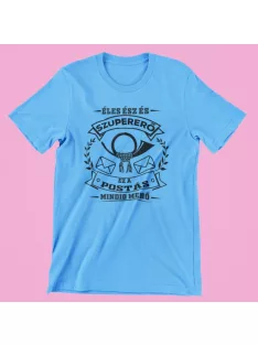   Éles ész és szupererő, ez a Postás mindig menő férfi póló