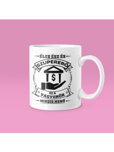   Éles ész és szupererő, ez a Vagyonőr mindig menő bögre