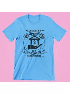   Éles ész és szupererő, ez a Vagyonőr mindig menő férfi póló