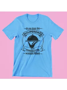   Éles ész és szupererő, ez a Vendéglátós mindig menő férfi póló