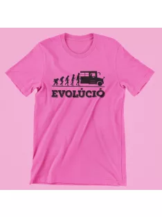  Evolúció busz női póló
