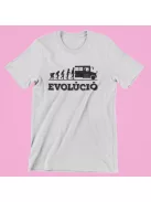  Evolúció busz női póló