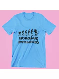 Horgász evolúció férfi póló
