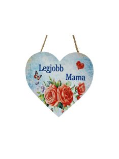 Legjobb mama - fatábla (17cm)