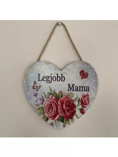 Legjobb mama - fatábla (17cm)