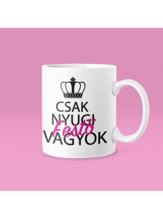 Csak nyugi, festő vagyok (v2) bögre
