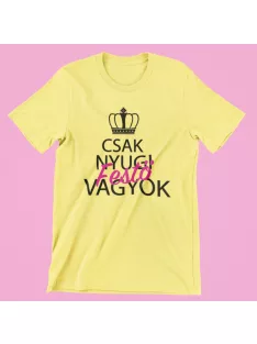 Csak nyugi, festő vagyok (v2) női póló