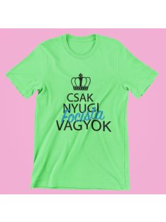 Csak nyugi, focista vagyok férfi póló