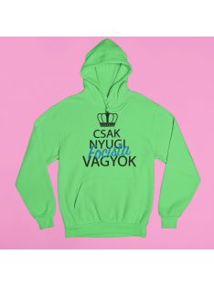 Csak nyugi, focista vagyok pulóver